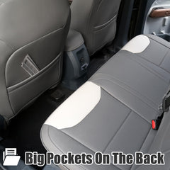Mabett PU leather Maverick XL seat covers install easily and shield seats.