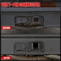 Mabett rear bumper cover plate for Maverick made of durable PP material