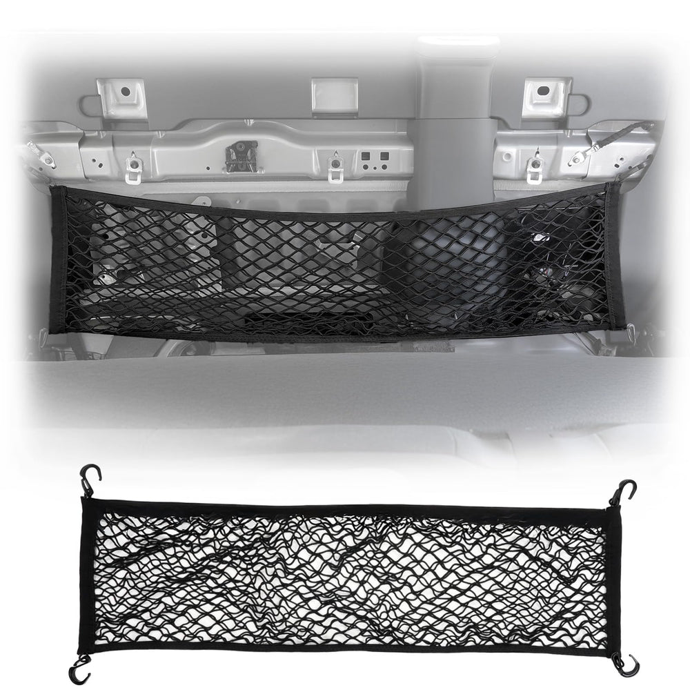 Mabett rear seat back storage net fitted for Ford Maverick behind the seats