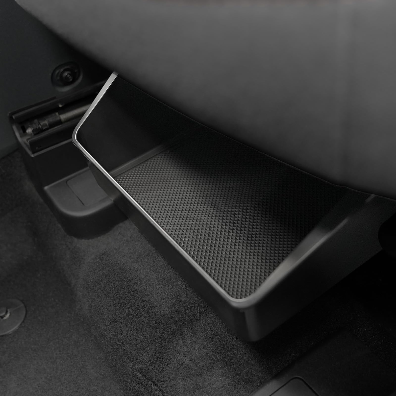 Mabett under-seat organizer adds practical storage for road trips.
