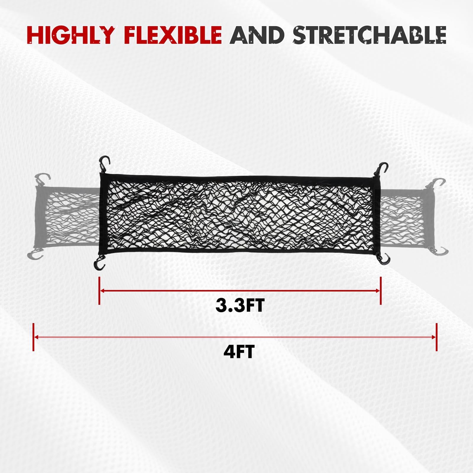 Mabett seatback concealed storage behind upright seats