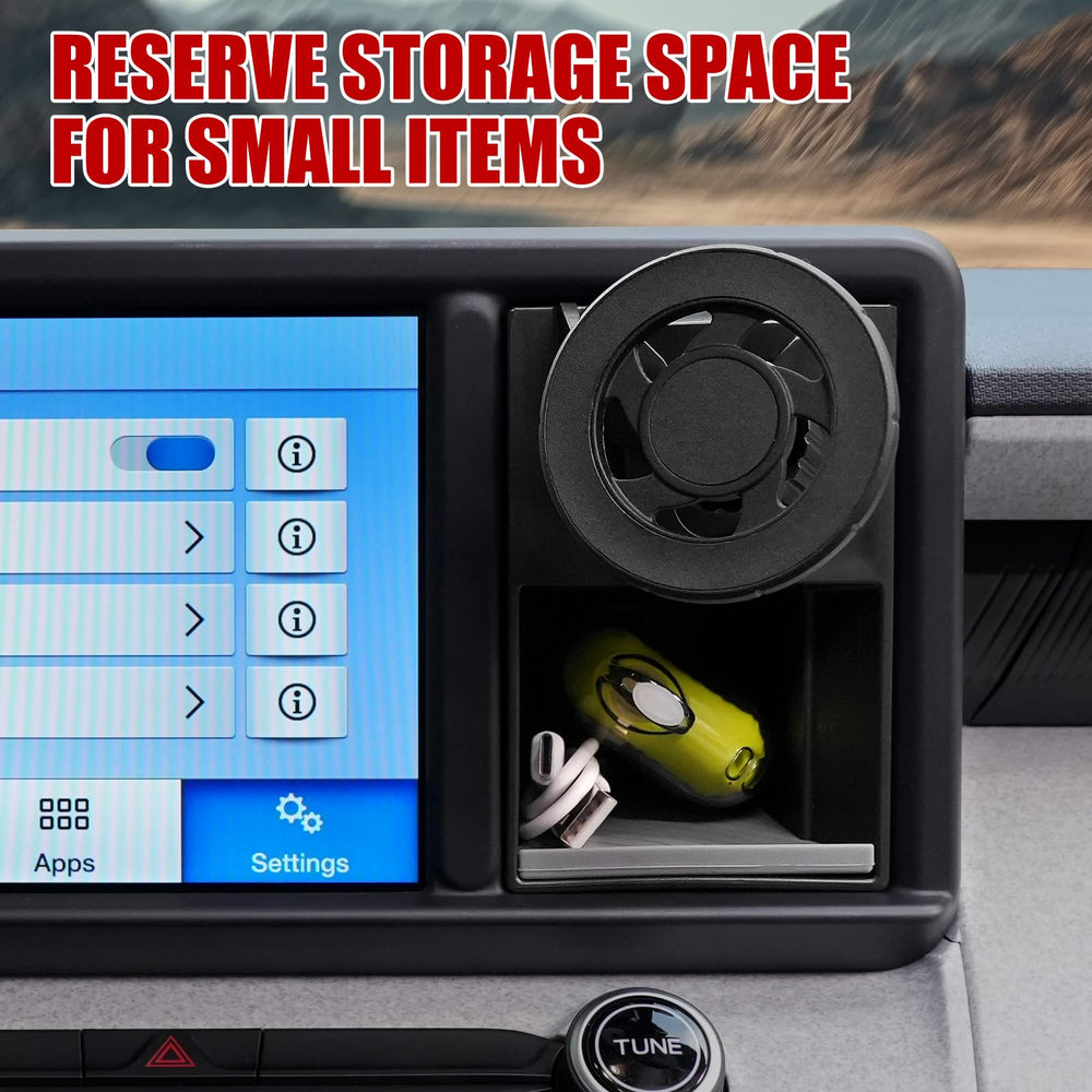 Mabett secure and stable phone placement during bumpy drives.