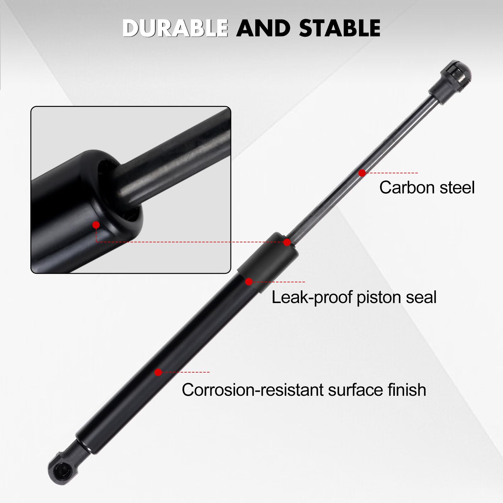 Mabett finish resists rust and corrosion in daily use