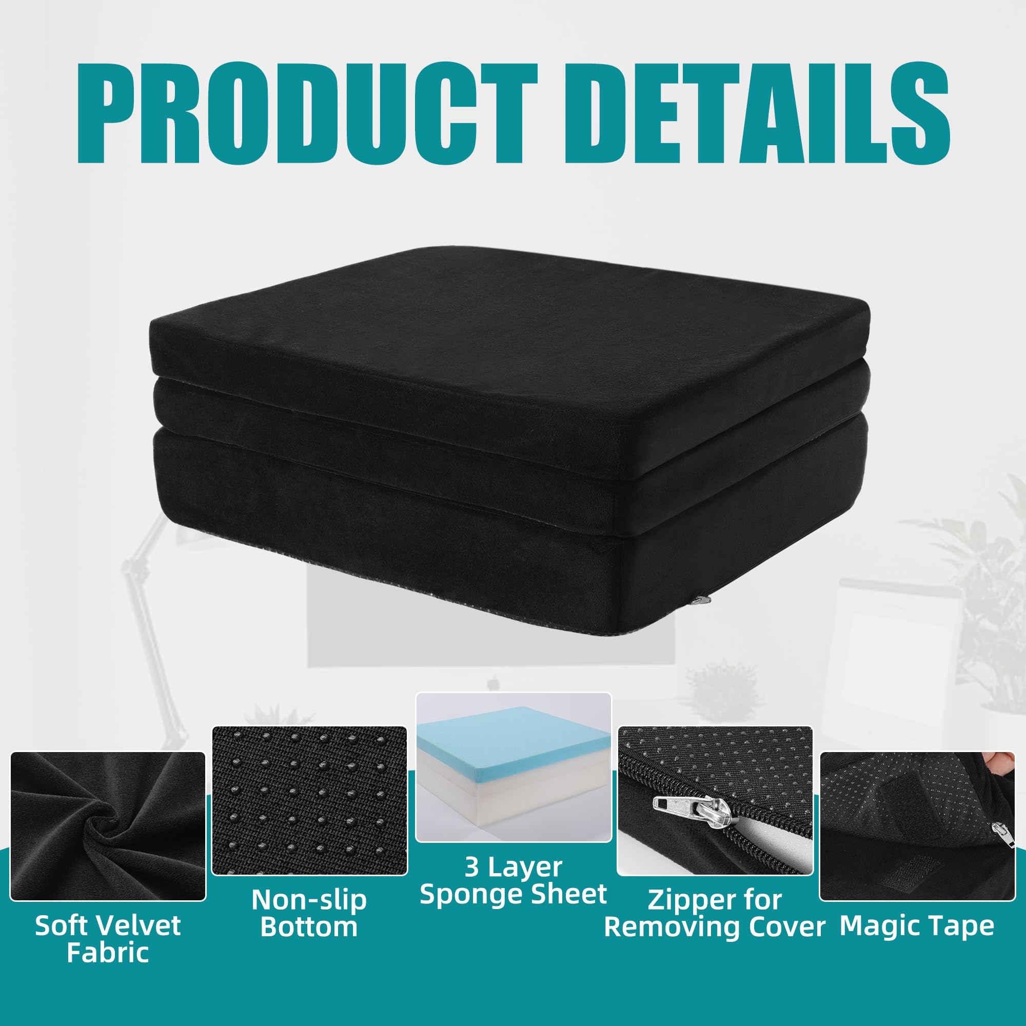 MABOZOO crystal velvet cover soft touch for long seating sessions