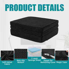 MABOZOO crystal velvet cover soft touch for long seating sessions