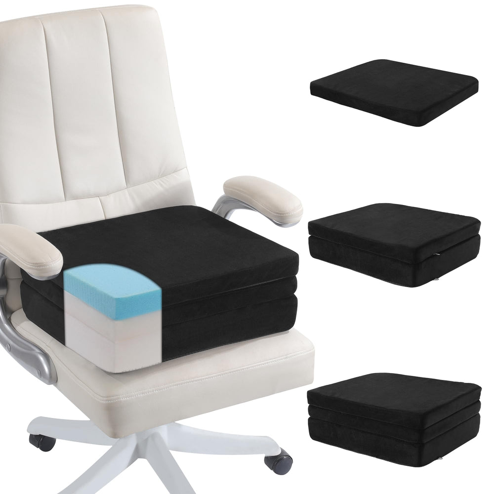 MABOZOO height adjustable chair cushion with three height options for tailored comfort