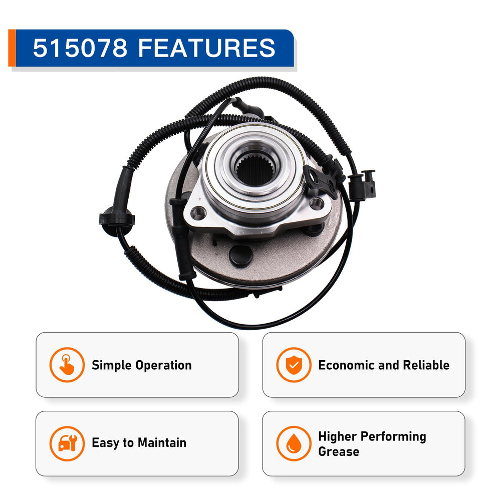 MACEL wheel hub on vehicle 2006-2010 Explorer demonstrates real-world fit.