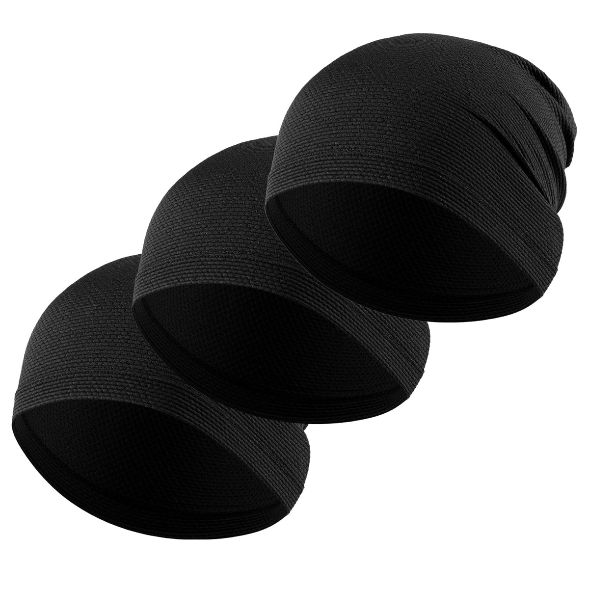 MACOGEAR 3-pack breathable helmet liner under-helmet for comfortable, friction-free wear
