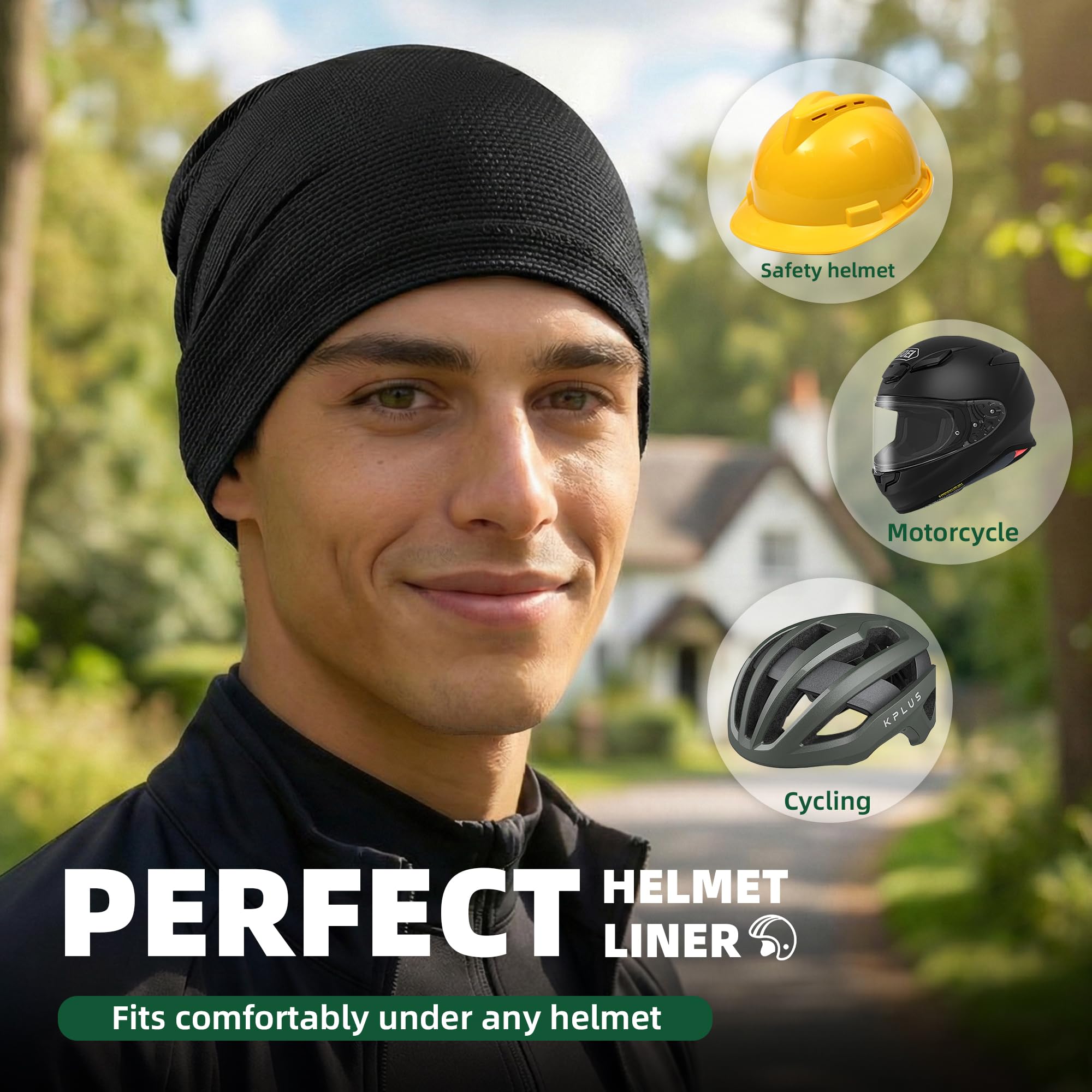 MACOGEAR lightweight design adds comfort under hard hats or helmets