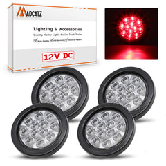 MADCATZ 12-LED unit delivers bright red illumination for safer towing at night.