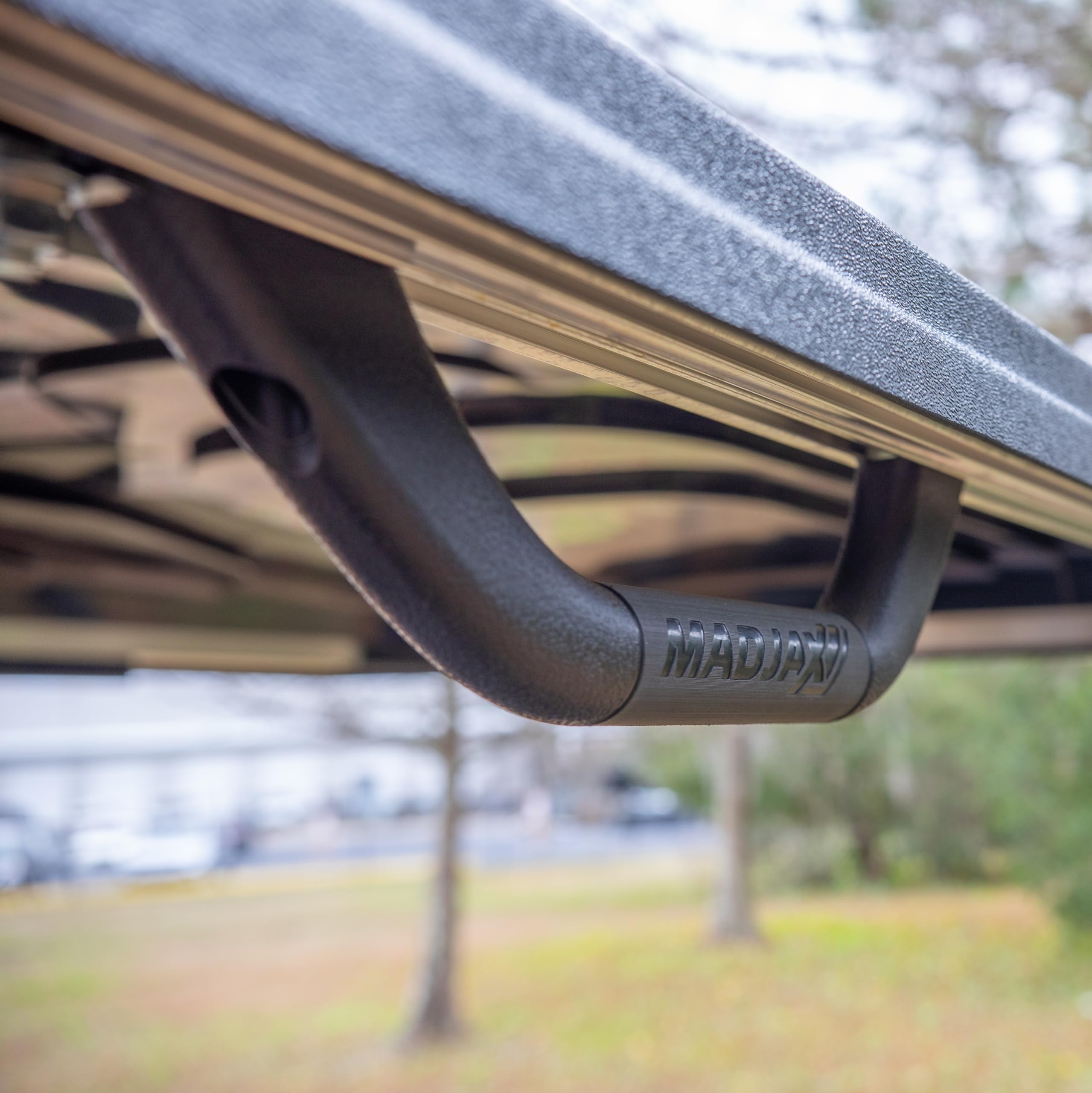 MADJAX installation hardware included for simple Versa Triple Track top setup