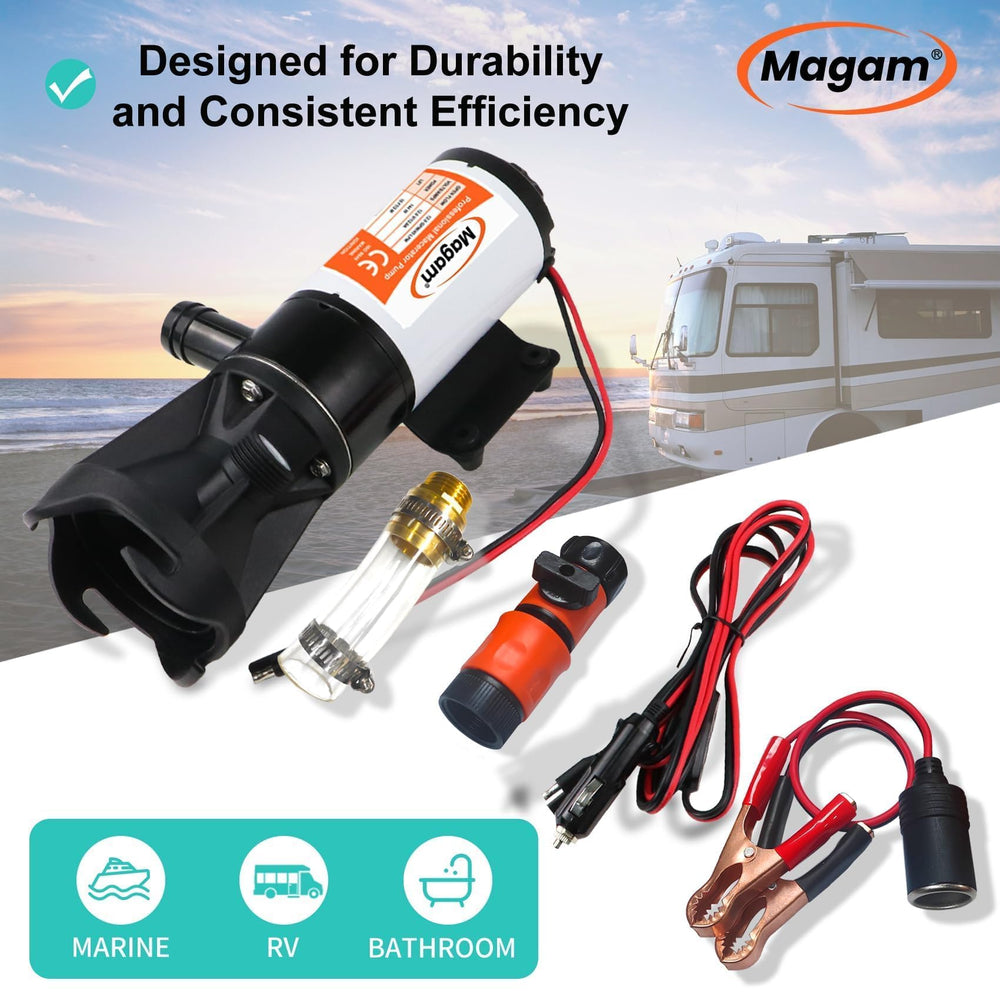 Magam RV macerator unit with warranty and support.