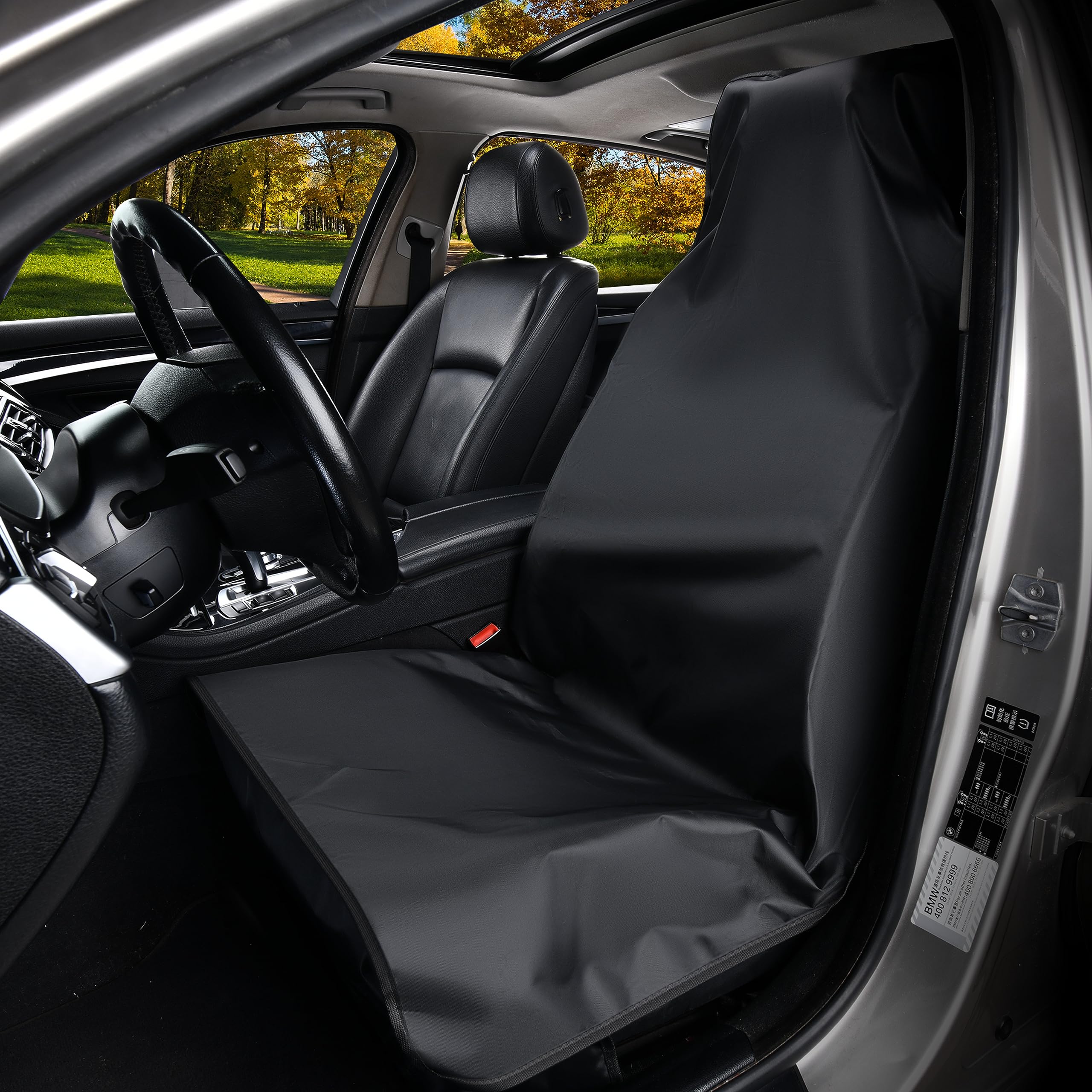 MAGCA waterproof shield against dirt and sweat for car seats, black