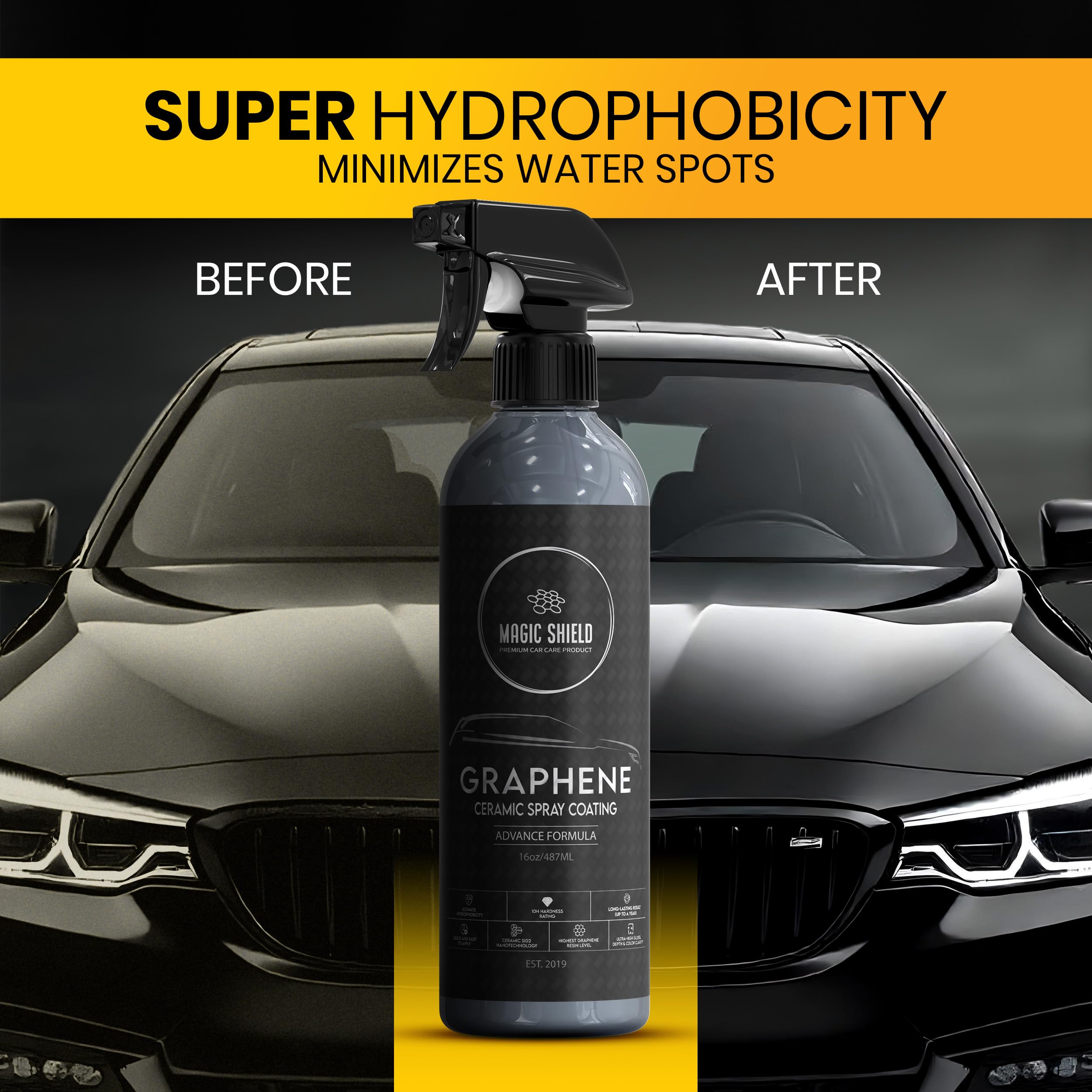 Magic Shield professional-grade shine achievable at home.