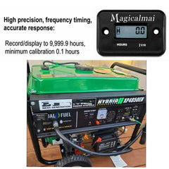 Magicalmai hour meter installation shown with screws for quick setup
