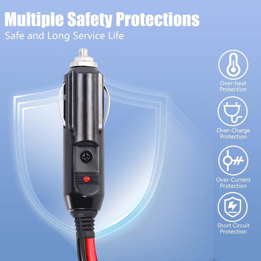 Magiktech 12V/24V car charger extension compatible with mobile power stations