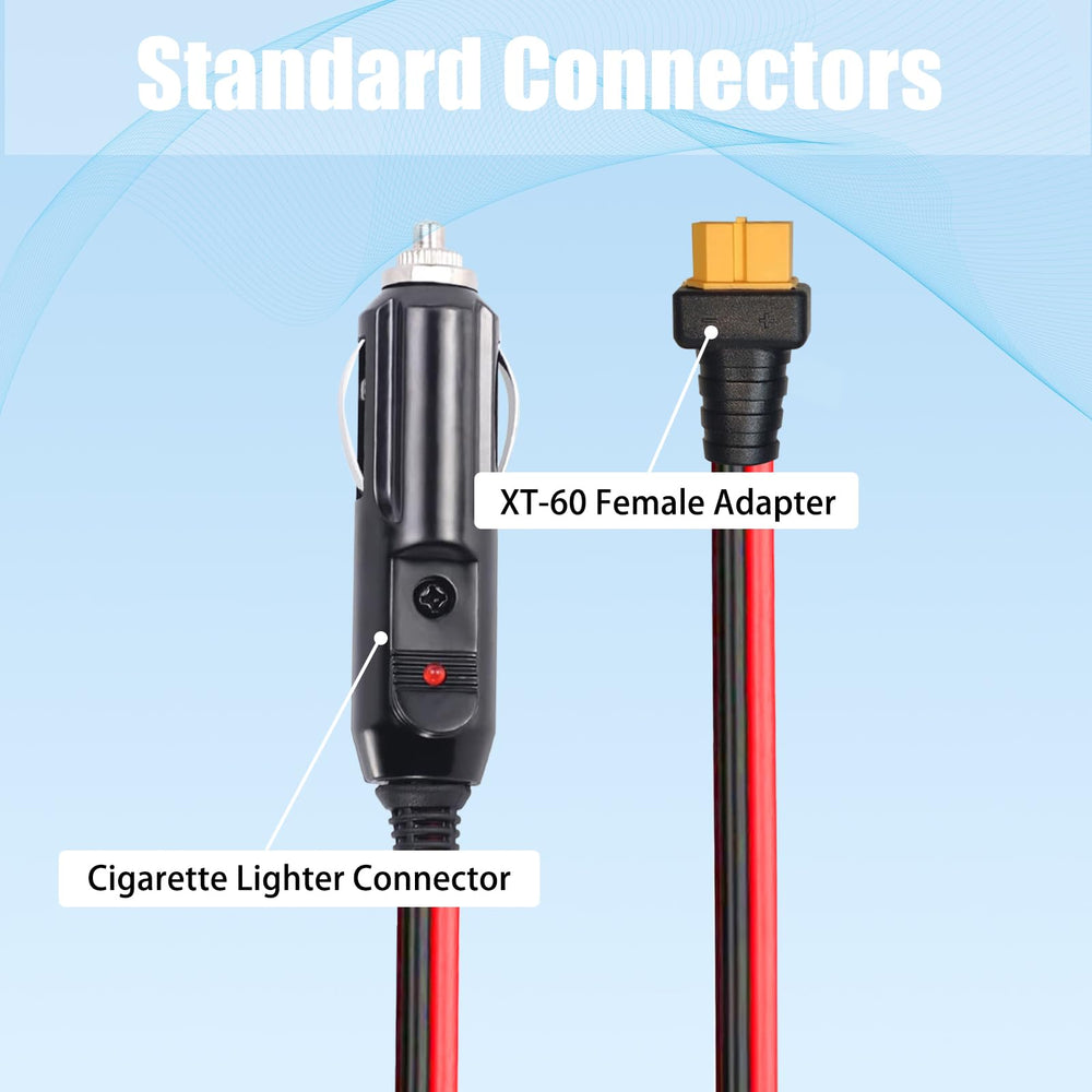 Magiktech XT60 extension cable shown for flexible on-the-go reach