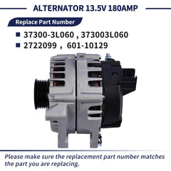 Magimaker alternator rear connection shows wiring interface and fit.