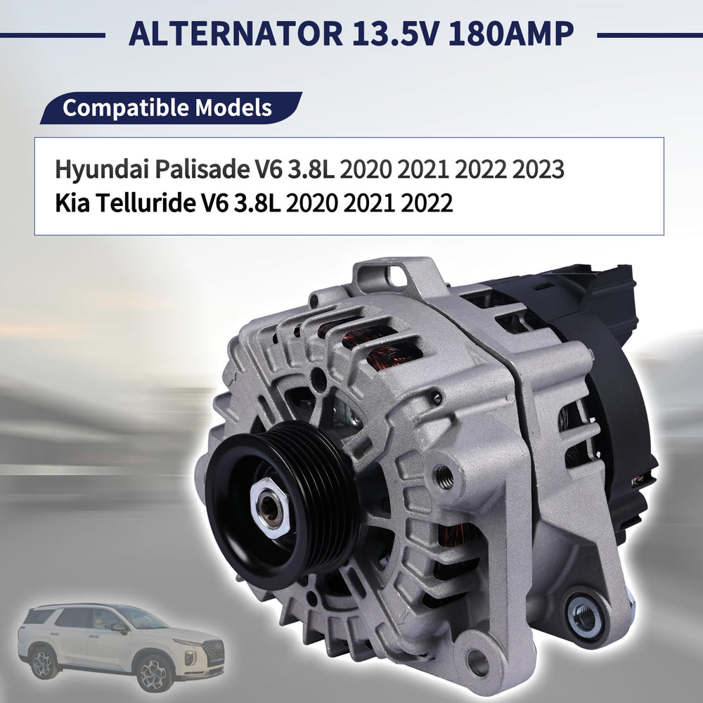 Magimaker alternator side view highlights slim hood-friendly profile.
