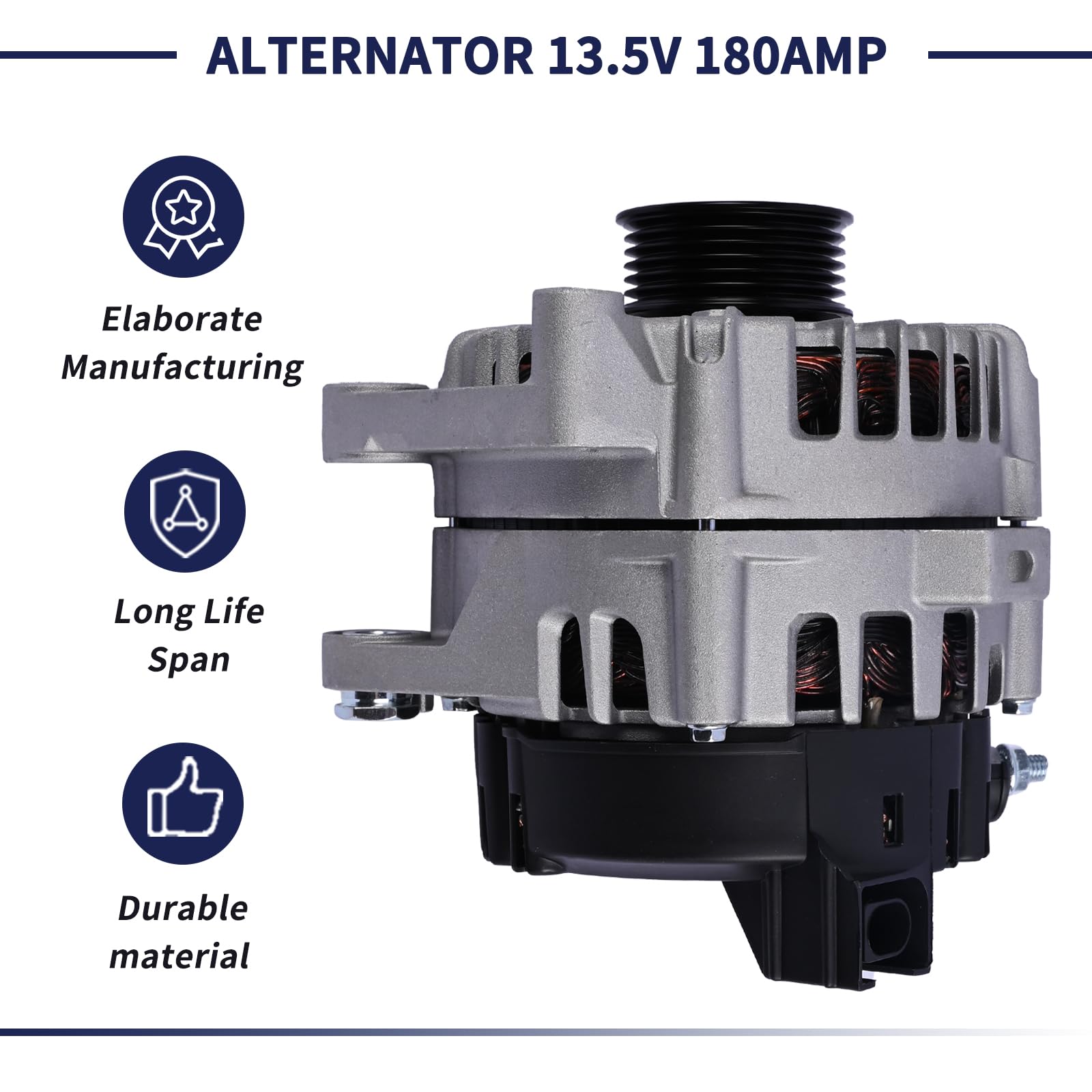 Magimaker alternator packaging box indicating ready-to-install replacement.
