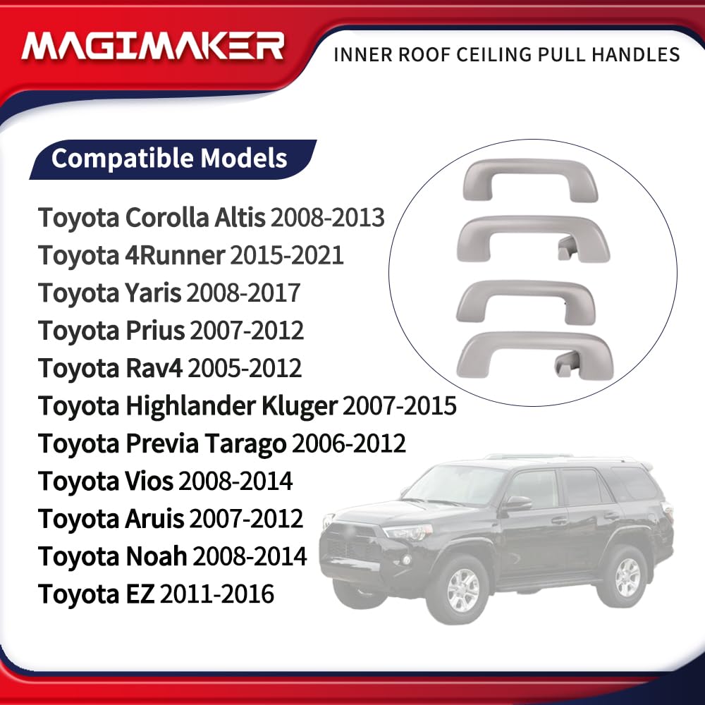 Magimaker inner roof pull handle front-right view for reliable passenger support