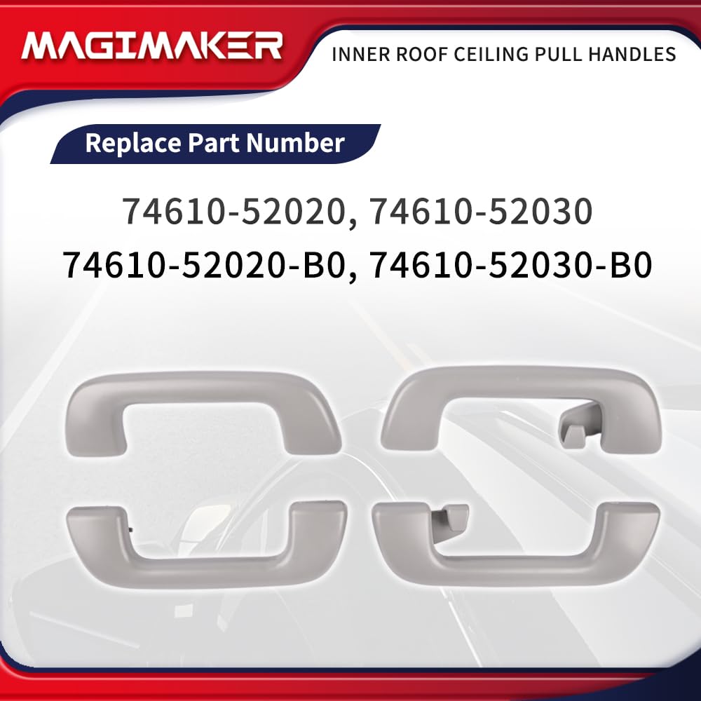 Magimaker inner roof pull handle rear-left view enhances interior grip