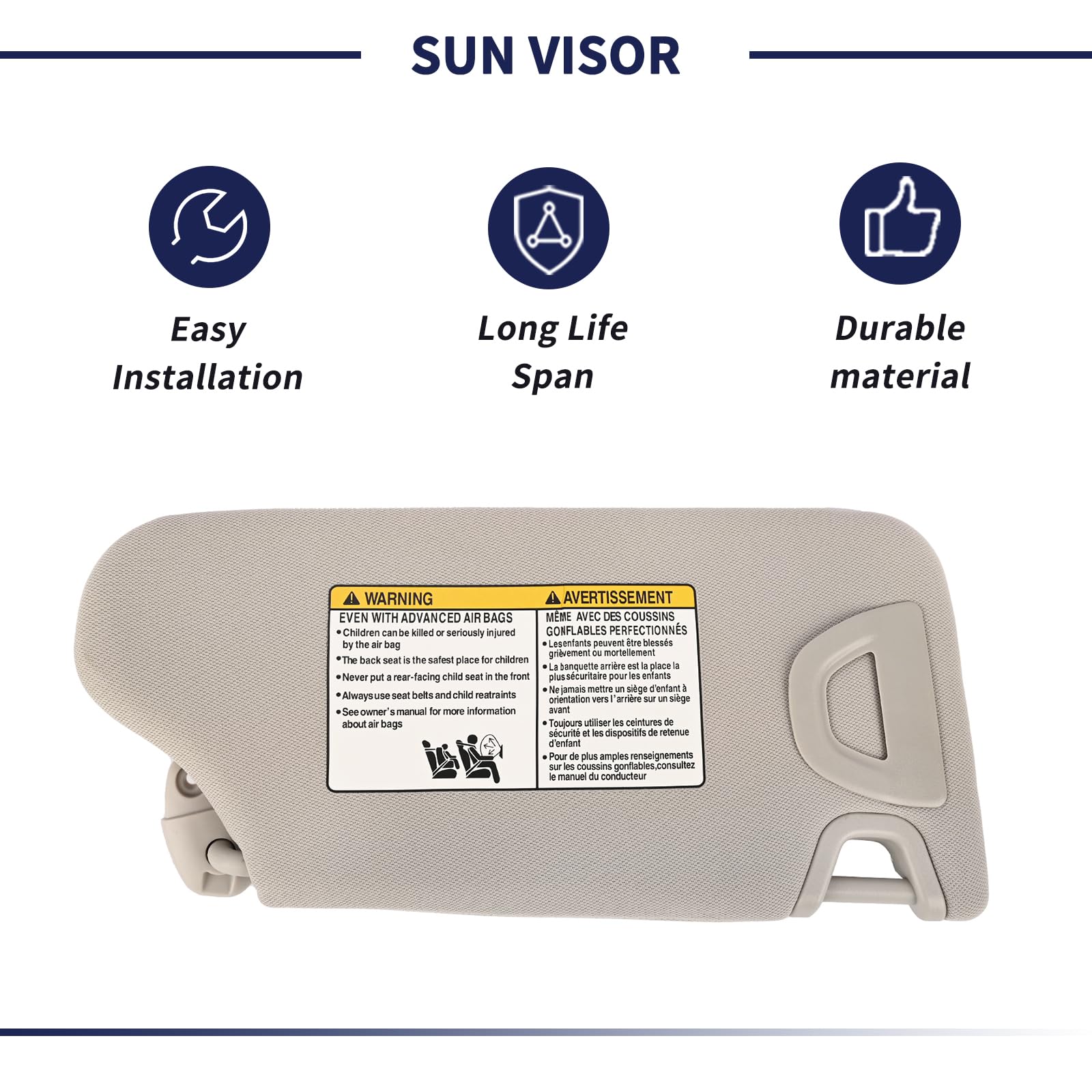 Magimaker durable aftermarket sun visor designed for long-lasting use.