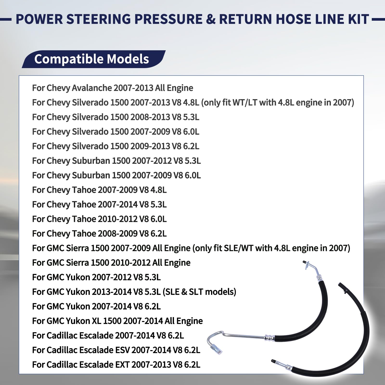 Magimaker power steering return hose for 2007-2014 GM trucks, reliable fluid return.