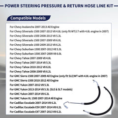 Magimaker power steering return hose for 2007-2014 GM trucks, reliable fluid return.