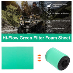 Magluv BF-1 foam filter installed inside a motorcycle air intake