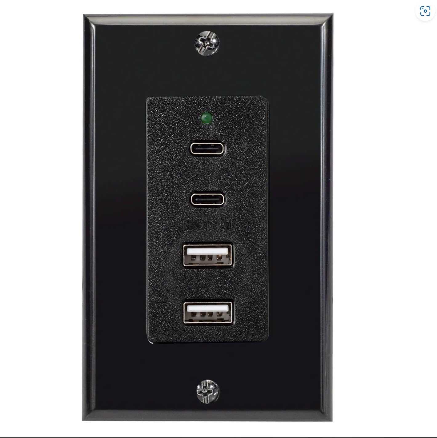Magnadyne wall mount with USB-C and USB-A ports ready for RV charging
