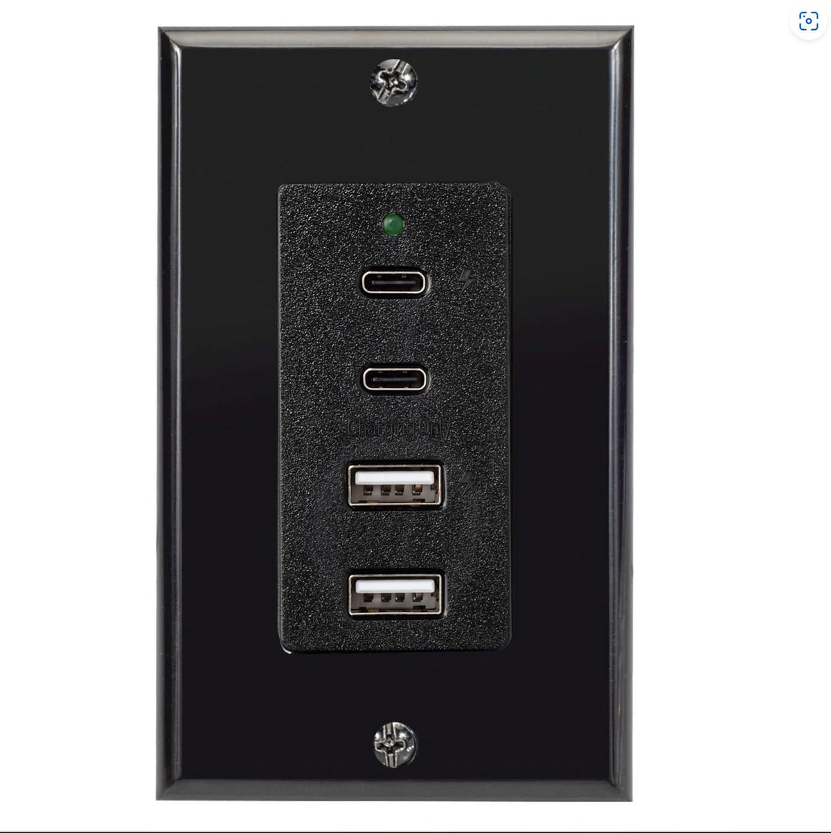 Magnadyne wall mount with USB-C and USB-A ports ready for RV charging