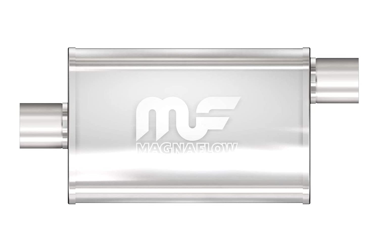 Magnaflow 11229 muffler with satin oval finish delivers a deep, refined exhaust tone.