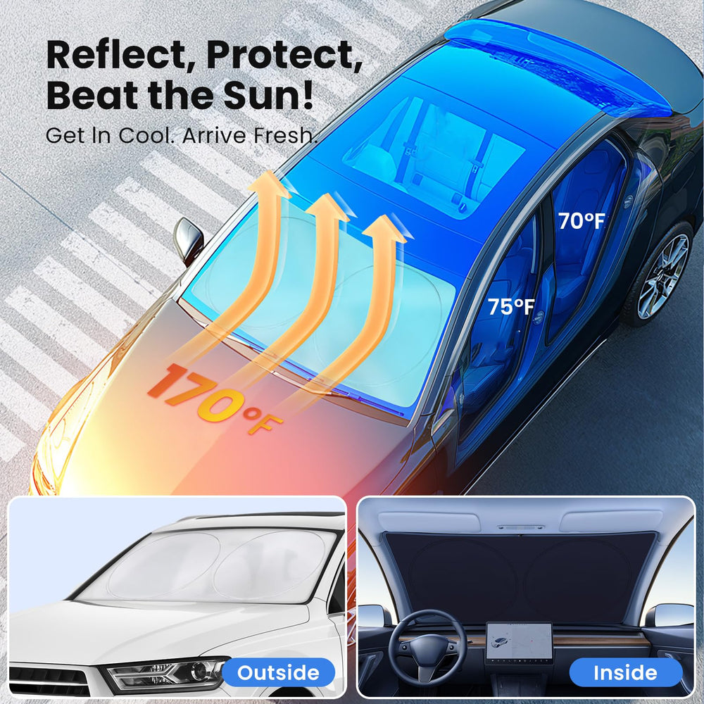 Magnelex no-light-leaks design blocks glare and heat during hot afternoons.