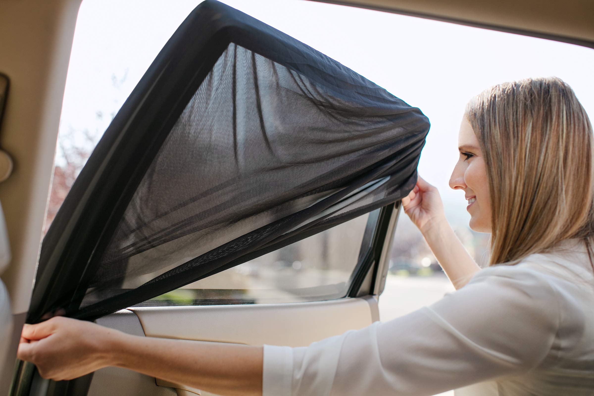 Magnelex machine-washable shade set for easy cleaning.