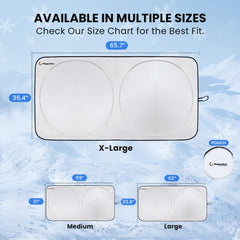 Magnelex XL size fits large windshields on SUVs and trucks.