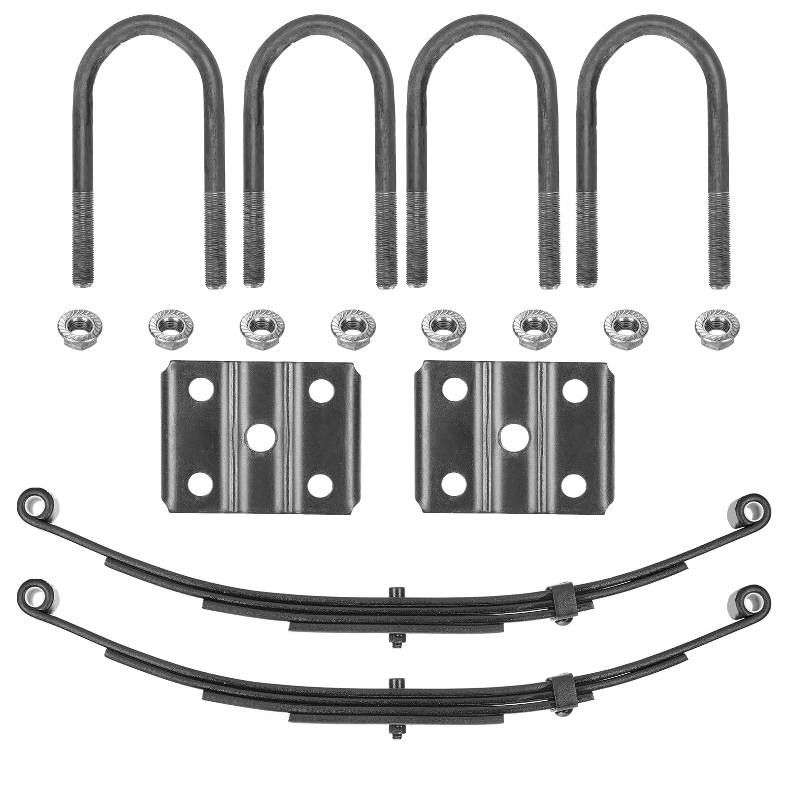 Magorfas 4-leaf trailer spring assembly ready for inspection and installation.