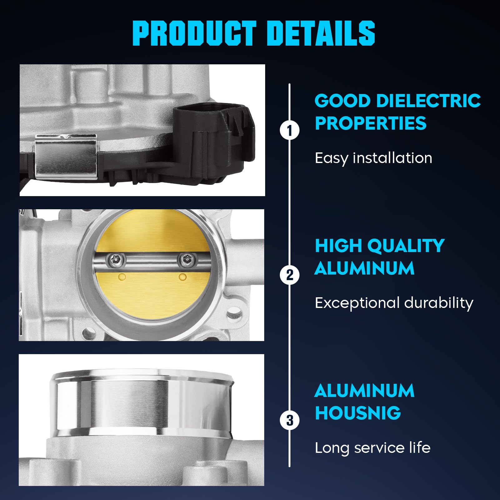 Magorfas throttle body suits Buick Encore 1.4L for smooth engine operation
