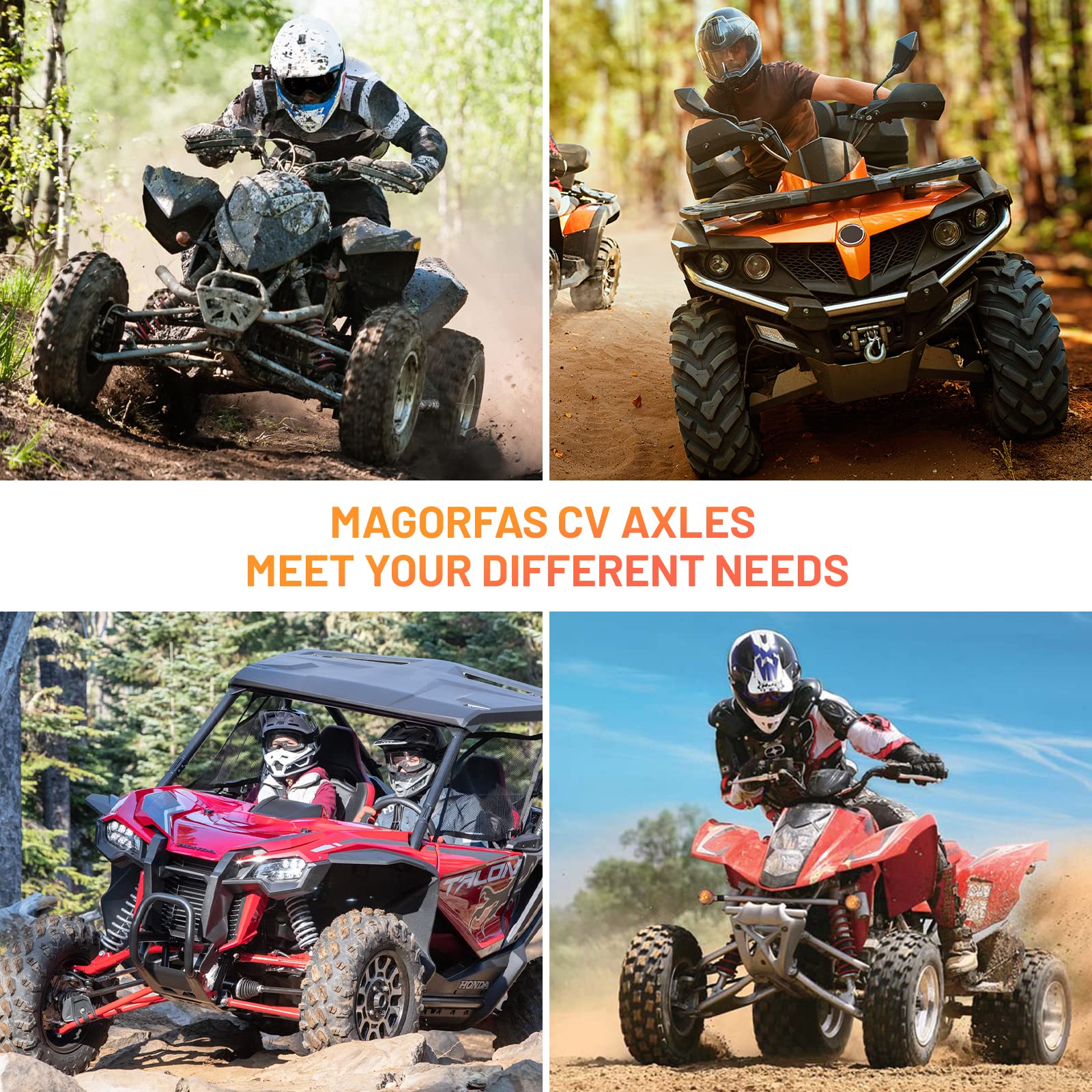 Magorfas front CV axle right for RZR S 800, dependable replacement performance.