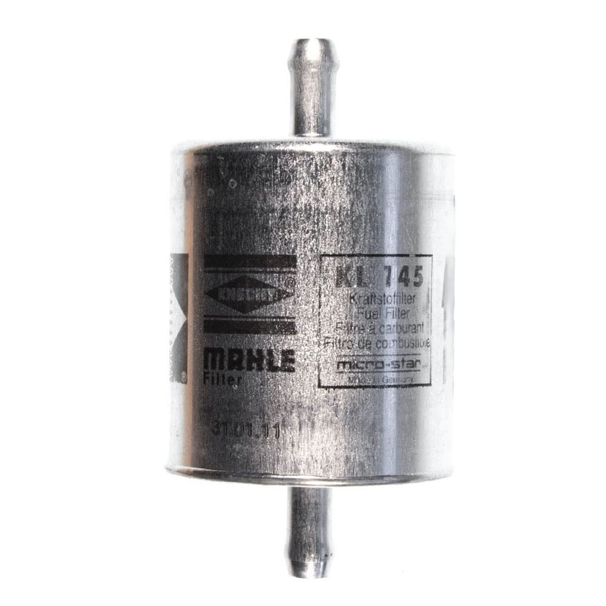 MAHLE KL 145 fuel filter packaging shows OEM-grade presentation for confident fitting.