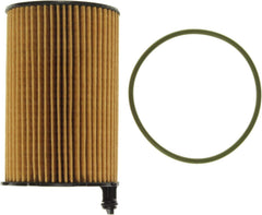 MAHLE OX 420D ECO oil filter cross section reveals pleated media for high dirt capacity