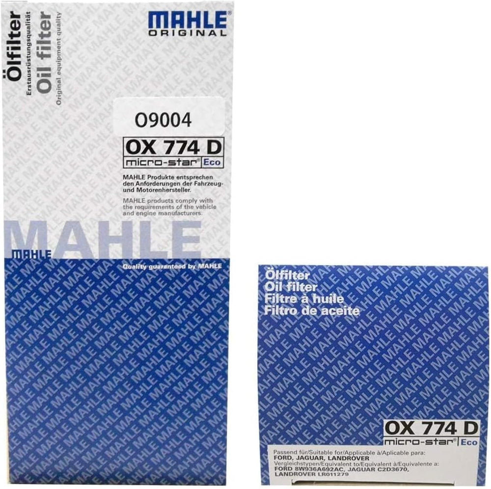 MAHLE OX 774D ECO packaging emphasizing safety and authentic OEM quality