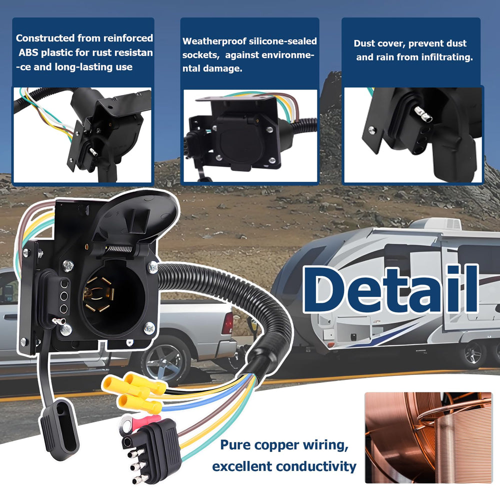 Maierke dual-output wiring system enables simultaneous 4-pin and 7-pin use.