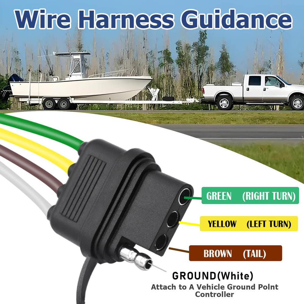 Maierke weatherproof casing protects the trailer wiring in any weather