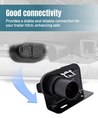 Maigoo 7-Way trailer wiring connector plug with connectors and wiring showcases compatibility.