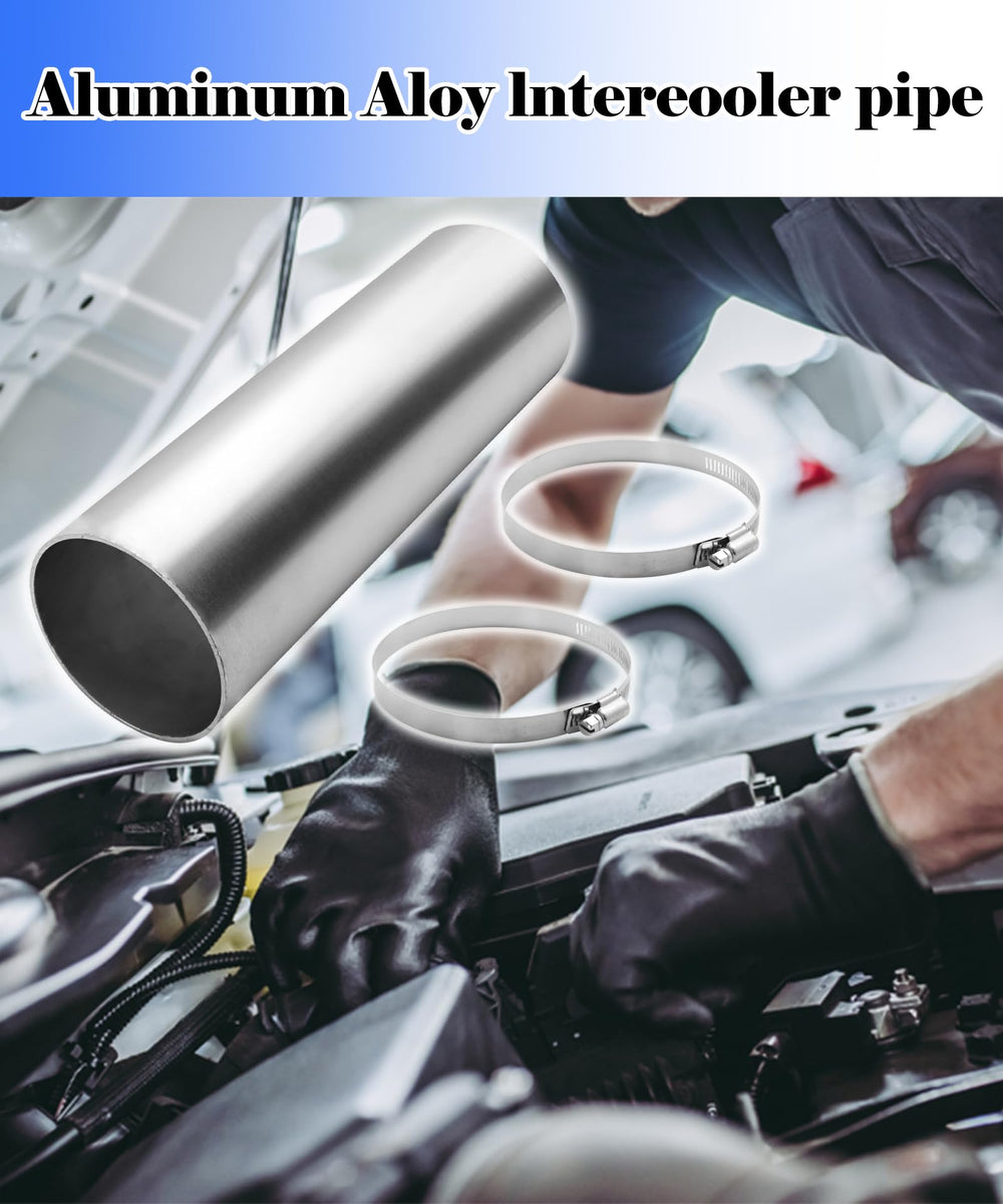 Maigoo polished brushed finish pipe enhances fitment and engine bay aesthetics.