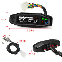 MAIMEIMI waterproof ABS speedometer housing suitable for rainy rides.