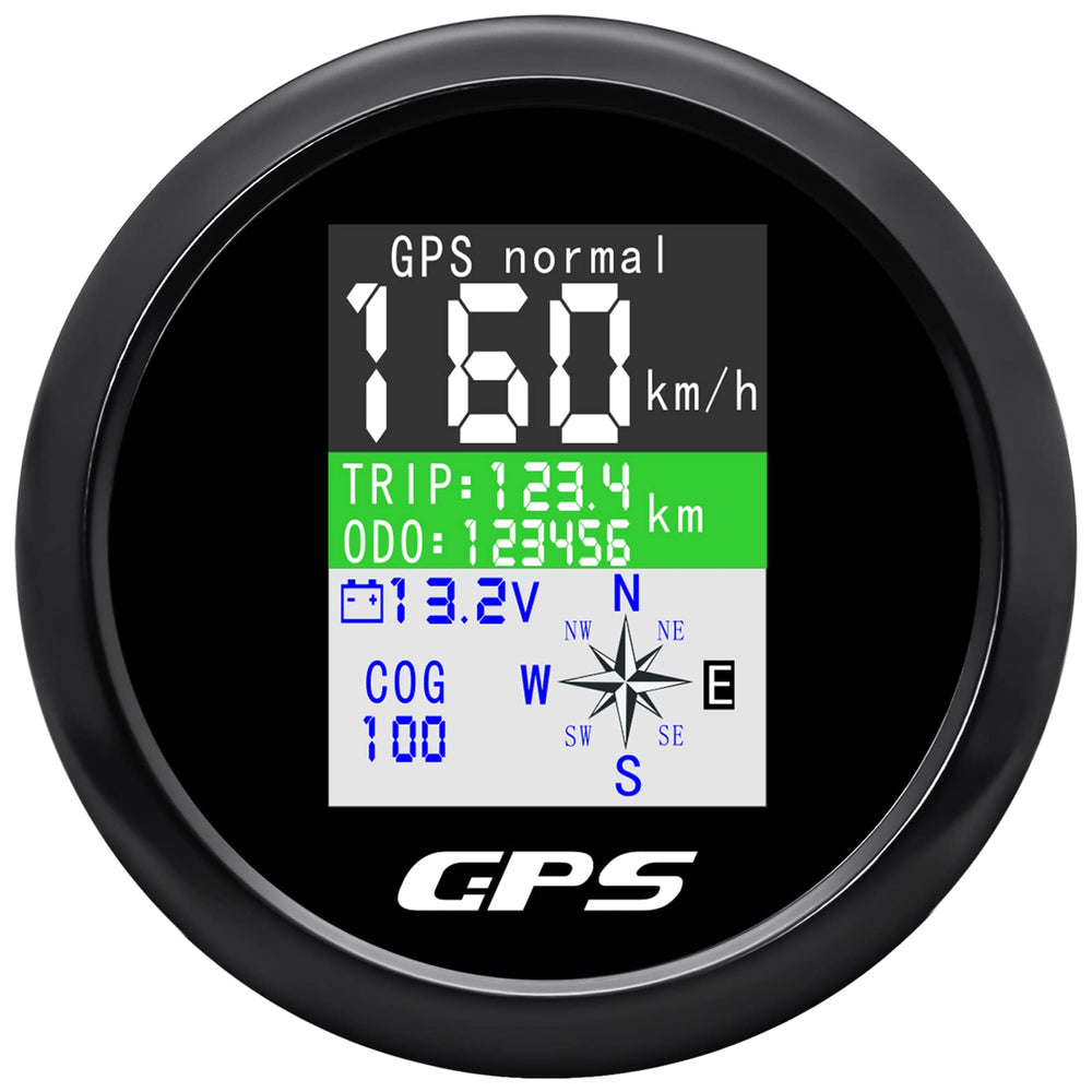 MAIMEIMI GPS speedometer front view with TFT display for boats.