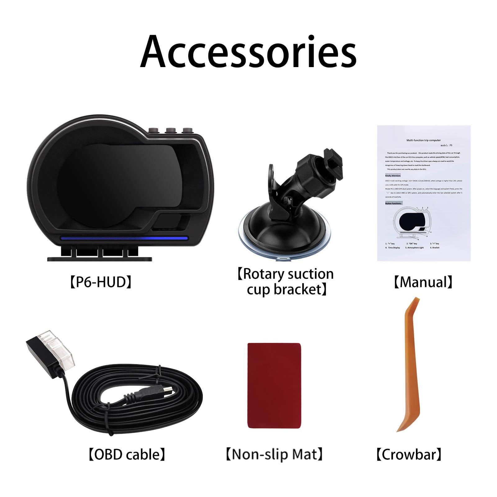 MAIMEIMI OBD2 GPS HUD overspeed alert supports proactive speed awareness.