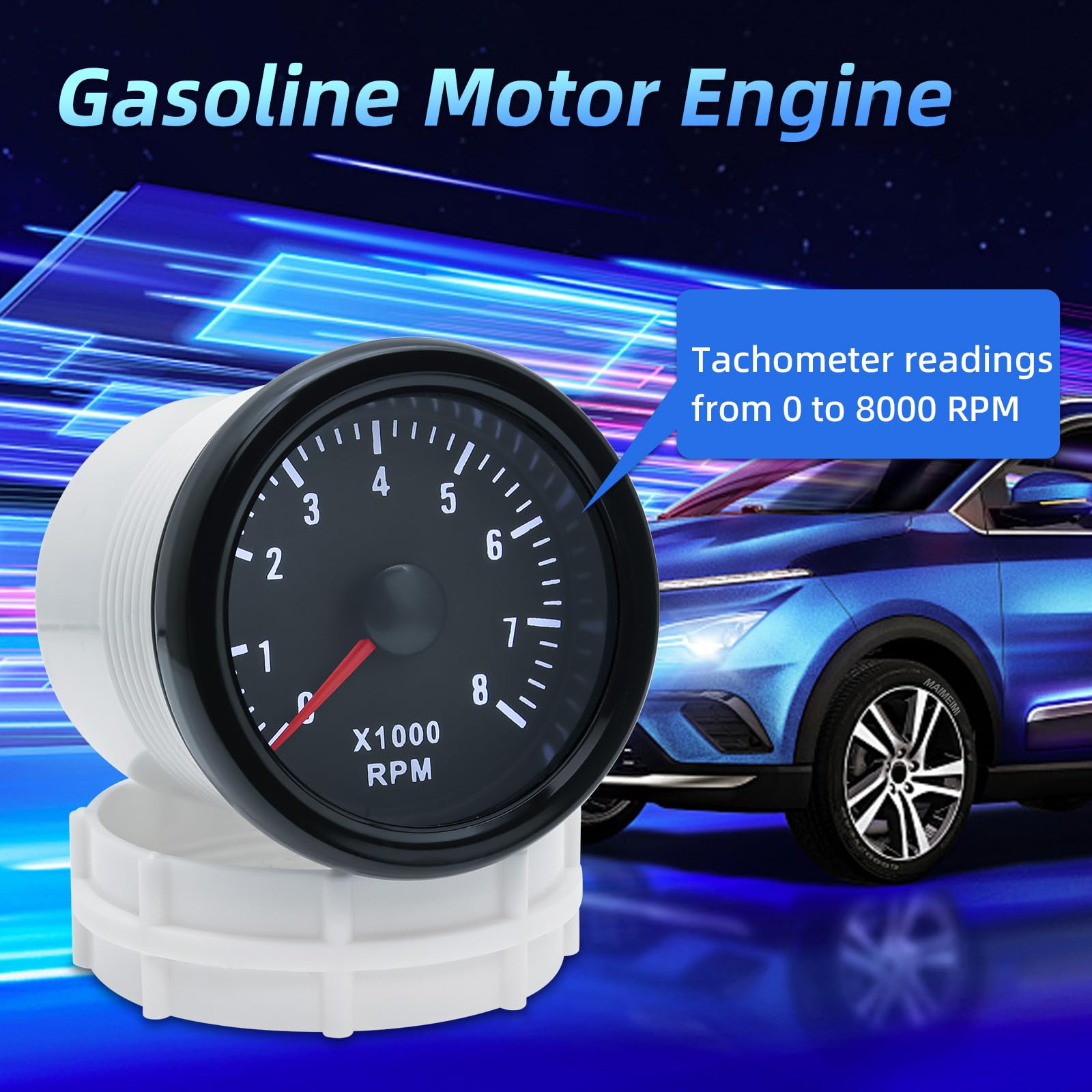 MAIMEIMI RPM Tachometer backlight display for night readability
